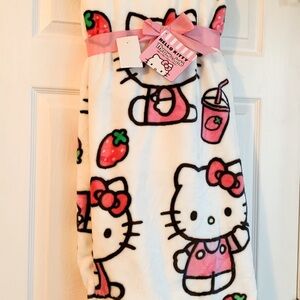 Hello Kitty Strawberry Milkshake Throw